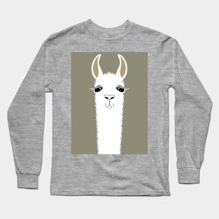 LLAMA PORTRAIT #1 Long Sleeve T-Shirt